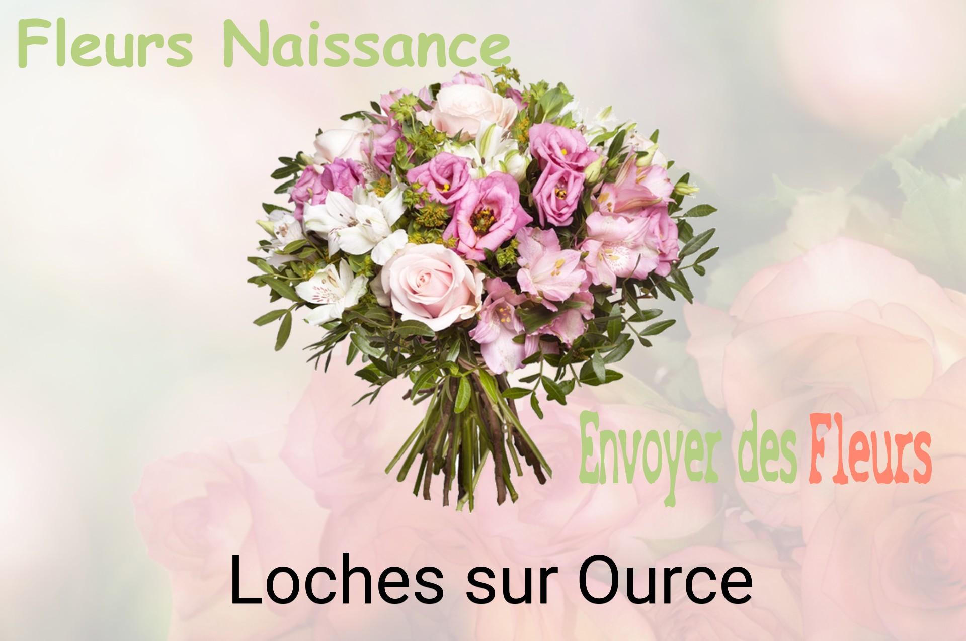Bouquet de fleurs de naissance livré à Loches-sur-Ource